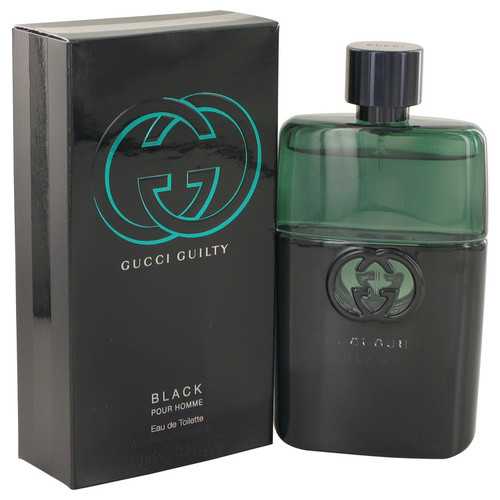 Gucci Guilty Black by Gucci Eau De Toilette Spray 3 oz (Men)