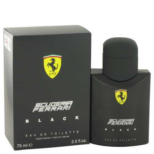 Ferrari Scuderia Black by Ferrari Eau De Toilette Spray 2.5 oz (Men)