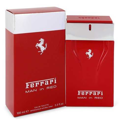 Ferrari Man In Red by Ferrari Eau De Toilette Spray 3.4 oz (Men)